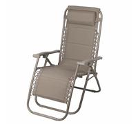 Galileo Silla de Gran Relax Verde, Asiento Acolchado, Verde, Estructura de Acero al Carbono, reclinable y Plegable, Rio Plus Esté