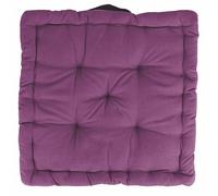 GALILEO SpA Juego de 4 Cojines de colchón para Silla, 40 x 40 x 8 cm, Morado Berenjena, Sibila