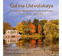 Galina Ustvolsk Galina Ustvolskaya: Complete Works for Vi (CD) (Importación USA)