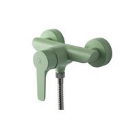 Galindo - Grifo de Ducha - Ingo Plus - Mod. ABT7153500 - Acabado en Verde - Monomando para Instalación en Pared - Caudal 13 l/min - Higiénico - Líneas Rectas