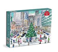 Galison Rompecabezas Michael Storrings Snowfall on Park Avenue, multicolor, 1000 piezas