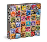 Galison 9780735371996 Eastern Bloc Telephones Jigsaw Puzzle, Multicoloured, 500 Pieces