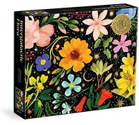 Galison 9780735372917 Intergalactic Flora Jigsaw Puzzle, Multicoloured, 1000 Pieces