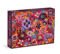 Galison Rompecabezas Bees in the Poppies Multicolor 1000 piezas