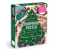 Galison 9780735383364 Merry in The Making - Rompecabezas de 1000 Piezas con una ilustración Sorpresa de Fiesta navideña