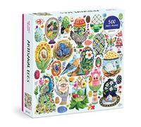 Galison- Artisanal Eggs Rompecabezas, Multicolor (9780735378131)