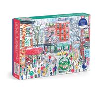Galison Rompecabezas Christimas In Greenwich Village – 1000 piezas de Michael Storrings