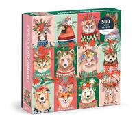 Galison, Color Rompecabezas de 500 Piezas Furry and Bright (9780735382541)