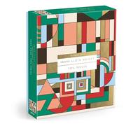 Galison Frank Lloyd Wright December Gifts - Rompecabezas de Papel de Aluminio de 1000 Piezas con Obras de Arte geométricas arquitectónicas icónicas