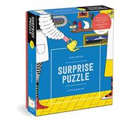 Galison Little Rompecabezas Sorpresa de 1000 Piezas Divertido y desafiante con Obras de Arte Brillantes y audaces de una Escena de bistró revelada para Adultos y familias (9780735377769)