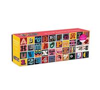 Galison Mudpuppy- Needlepoint A to Z 1000 Piece Panoramic Puzzle, 9780735365308