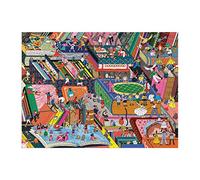 Galison- Novel Neighbourhood Rompecabezas, Multicolor, 1000 Pieces (9780735375956)