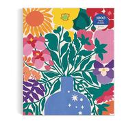 Galison Flowers-Rompecabezas de 1000 Piezas con Flores artísticas emparejadas con Signos del zodíaco (9780735381575)