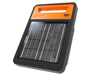 Gallagher S60Li - Valla eléctrica solar con batería de litio para caballos, vacas, ovejas, ciervos y ciervos, cerdos, cabras - Adecuado para vallas de pastos de hasta 20 km