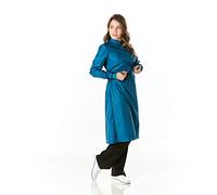 GALLANTDALE Bata Sanitaria De Trabajo Wet Free Mujer Impermeable Esterilizable Resistente EPI Reutilizable Médico Doctora Veterinario Cirugía Color Kía L