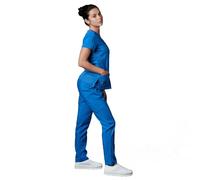 GALLANTDALE Conjunto Sanitario Miro Mujer Blow Lavable con Lejía Resistente Color Azul Electrico Talla M