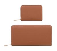 Gallantry Estuche de regalo para billetero y tarjetero de mujer, Topo