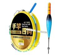 Galleggianti Da Pesca | Lenza 7,9 M E Set Di Segnalatori Installazione Rapida - Bobber per Trote A Cambio Colore Automatico,per Laghi Stagni Torrenti Fiumi Outdoor Barca Surf Acqua Salata Bass