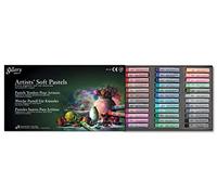 Gallery - Juego de tizas pastel suaves, grosor de 1 cm, largo de 6,5 cm, 48 unidades, colores variados