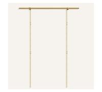 Gallery System Art - Kit para colgar fotos de pared y riel de exhibición de fotos con barra de latón para escuela, hogar y porche, sistema de riel de fotos de 130 cm