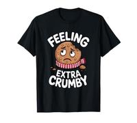 Galleta con chispas de Chocolate Feeling Extra Crumby, Divertido Juego de Palabras Camiseta