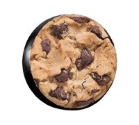 Galleta con Chispas De Chocolate Funda para Neumático Antipolvo Funda Rueda Repuesto Weatherproof Cubierta para Ruedas De Repuesto para Vehículo Todoterreno Camión 14inch