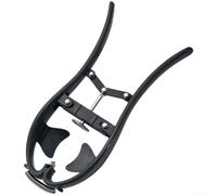 Galleta de huevos automática, acero inoxidable con forma de pescado con mango ancho para romper la cáscara de huevo rápida y limpia (sin recipiente)