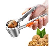 Galleta de nueces de aluminio - Abridor de nuez de castaña portátil de 18,5 x 6 x 9 cm, herramienta de agarre fuerte antideformación | Herramienta de cocina práctica para avellanas de avellanas del