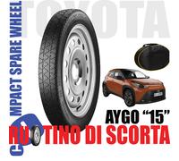 Galleta De Refacción 15" Para Toyota Aygo Linea eco-ss Con Bolsa Negra