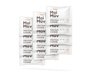 Galleta proteica GymBeam MoiMüv, caramelo salado, 12 x 75 g