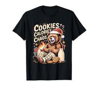 Galletas Calorías Y Caos Cozy Christmas Camiseta