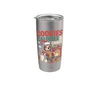 Galletas Calorías Y Caos Cozy Christmas Vaso térmico de acero inoxidable de doble pared