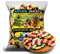 Galletas Crujientes para Perros con Pato 500 g - Snack para Perros Medianos y Grandes - Galleta Envuelta en Pato - Alta Palatabilidad - Premio para Perros