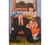 Galletas Cuadro sobre Lienzo 52 x 72 cm | Cuadro salón Pintura al óleo | Cuadros Oficina y para el hogar