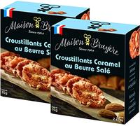 Galletas de caramelo crujientes - Crujientes de caramelo salado 2x70g / Maison Bruyère, Francia