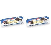 Galletas de Chocolate y Vainilla - Sándwich Relleno con Crema de Vainilla - Snack Sin Gluten y Sin Lactosa - Double Coooky 300g - Coppenrath (Paquete de 2)