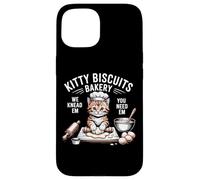 Galletas de gatito We Knead Em You Need Em Cat Baking Lover Carcasa para iPhone 15