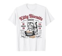 Galletas de gatito We Knead Em You Need Em Cat Lover Baking Camiseta