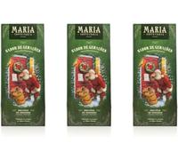 Galletas de Jengibre - Maria Confeitaria - Pack de 3 Cajas de 150g - Elaboradas Artesanalmente - Ideales para Acompañar el Té o el Café - Producto Gourmet de Origen Portugués