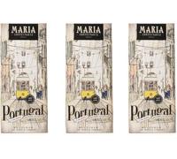Galletas de Manzana y Canela - Maria Confeitaria - Pack de 3 Cajas de 150g - Elaboradas Artesanalmente - Ideales para Acompañar el Té o el Café - Producto Gourmet de Origen Portugués