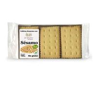 "GALLETAS DESAYUNO DE SÉSAMO LO BLANC - Sin gluten - Sin leche, 160 g"