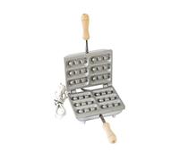 Galletas eléctricas para gofres de aluminio, rectangulares, 6 unidades