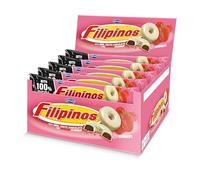 Galletas Filipinos Frutos Rojos- Con auténtico chocolate y frutos rojos - 118g