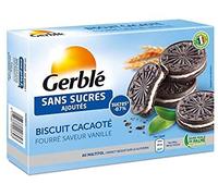 Galletas Gerble de vainilla y cacao sin azúcar, 176 g, 2 unidades