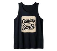 Galletas increíbles para el Aspecto del discurso de Papá Noel Camiseta sin Mangas