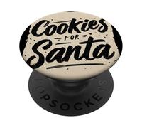 Galletas increíbles para el Aspecto del discurso de Papá Noel PopSockets PopGrip Adhesivo