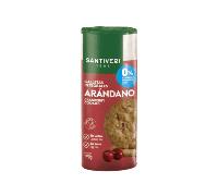 Galletas Integrales con Arándanos Rojos 190gr Santiveri