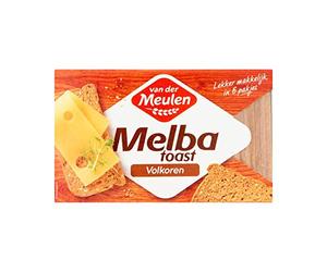 Galletas integrales | Van der Meulen | Melba tostadas de trigo integral | Peso total 120 gramos