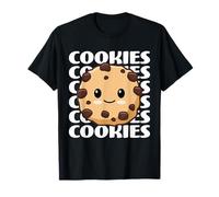 Galletas Lindas y adorables Galletas con chispas de Chocolate Kawaii Camiseta