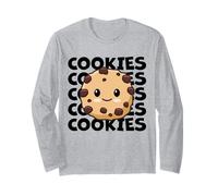 Galletas Lindas y adorables Galletas con chispas de Chocolate Kawaii Manga Larga